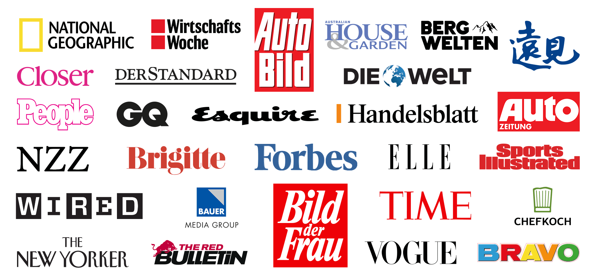 Zeitschriften Logos